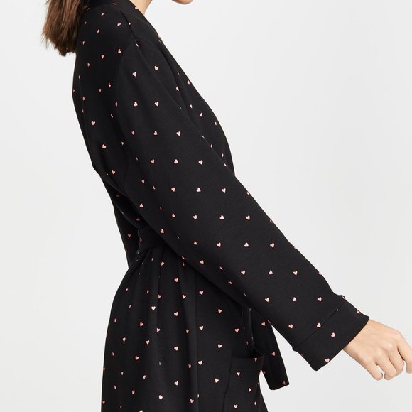 NWT Plush Heart Robe and Scrunchie Set S - Picture 5 of 6